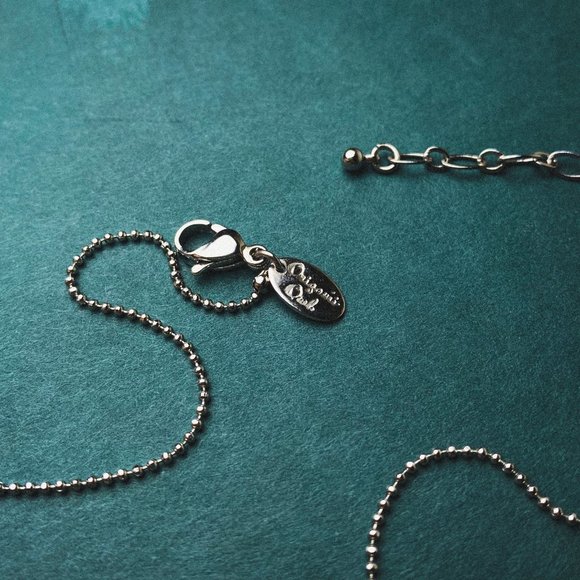 Origami Owl Find Joy in the Journey Quote Key Clover Silver Charm Chain Necklace - Picture 8 of 12